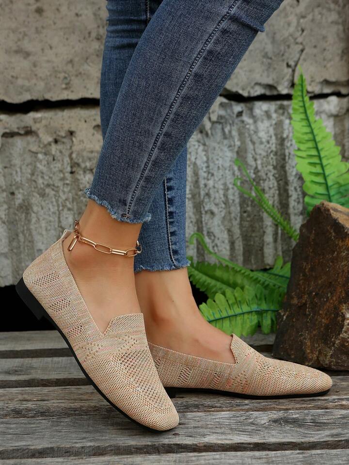 🔥Last Day 49% OFF -Women Breathable Square Toe Loafers, Fashion Outdoor Flats