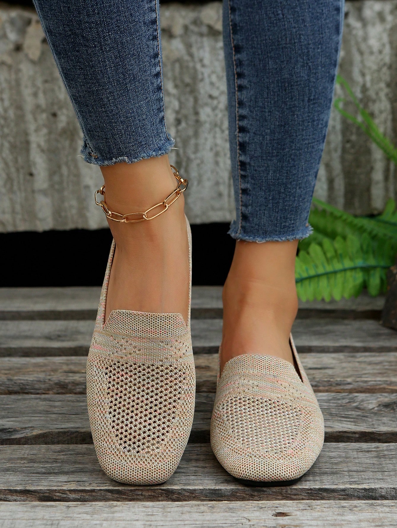 🔥Last Day 49% OFF -Women Breathable Square Toe Loafers, Fashion Outdoor Flats