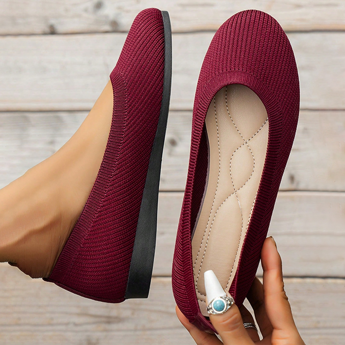 🔥Last Day 49% OFF - Women Comfortable Breathable Slip On Arch Support Non-Slip Casual Shoes